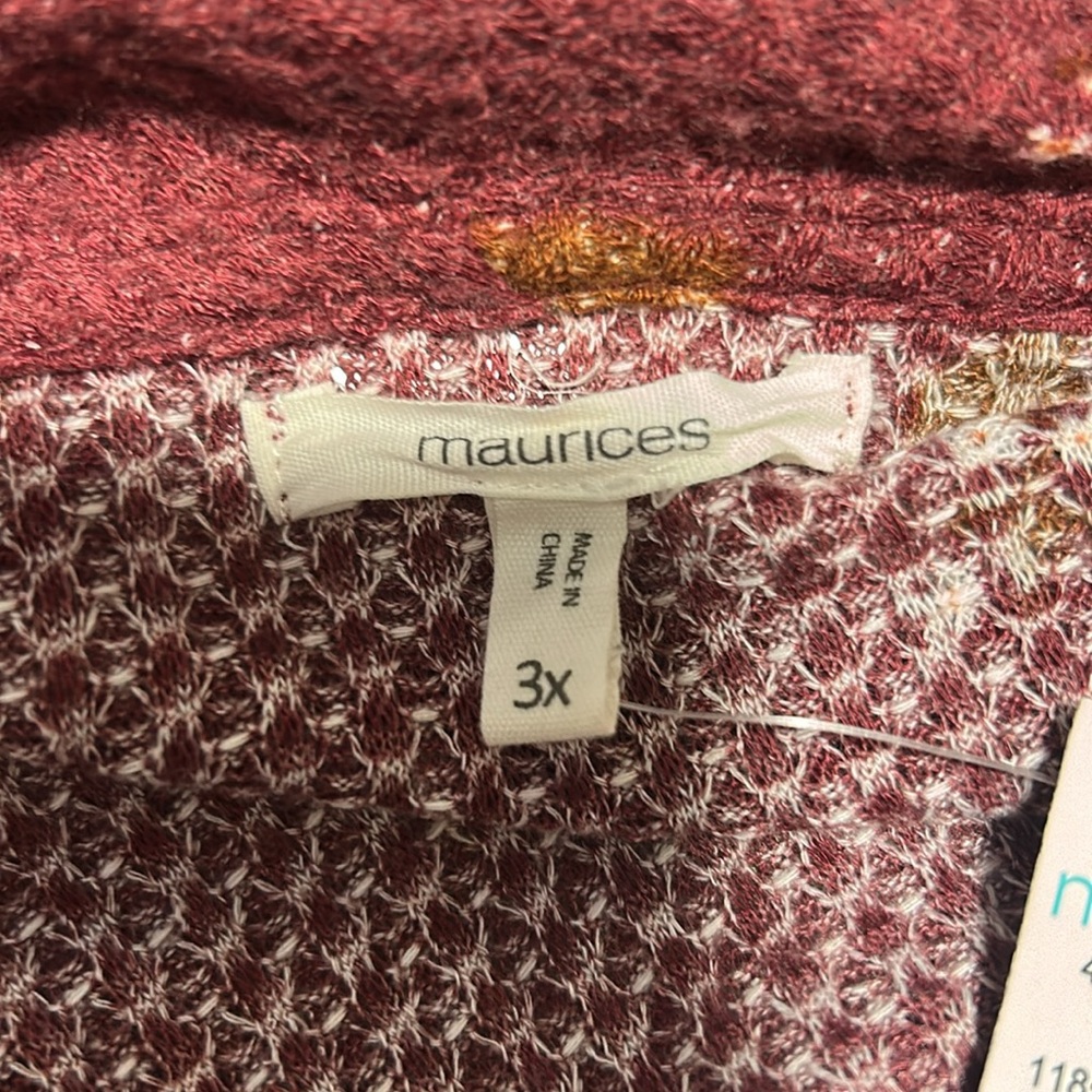 NWT MAURICES WRAP/ CARDIGAN 3XL - Picture 9 of 10